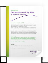 Gedragsinterventie Op Maat