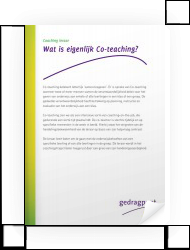 Wat is eigenlijk Co-teaching?