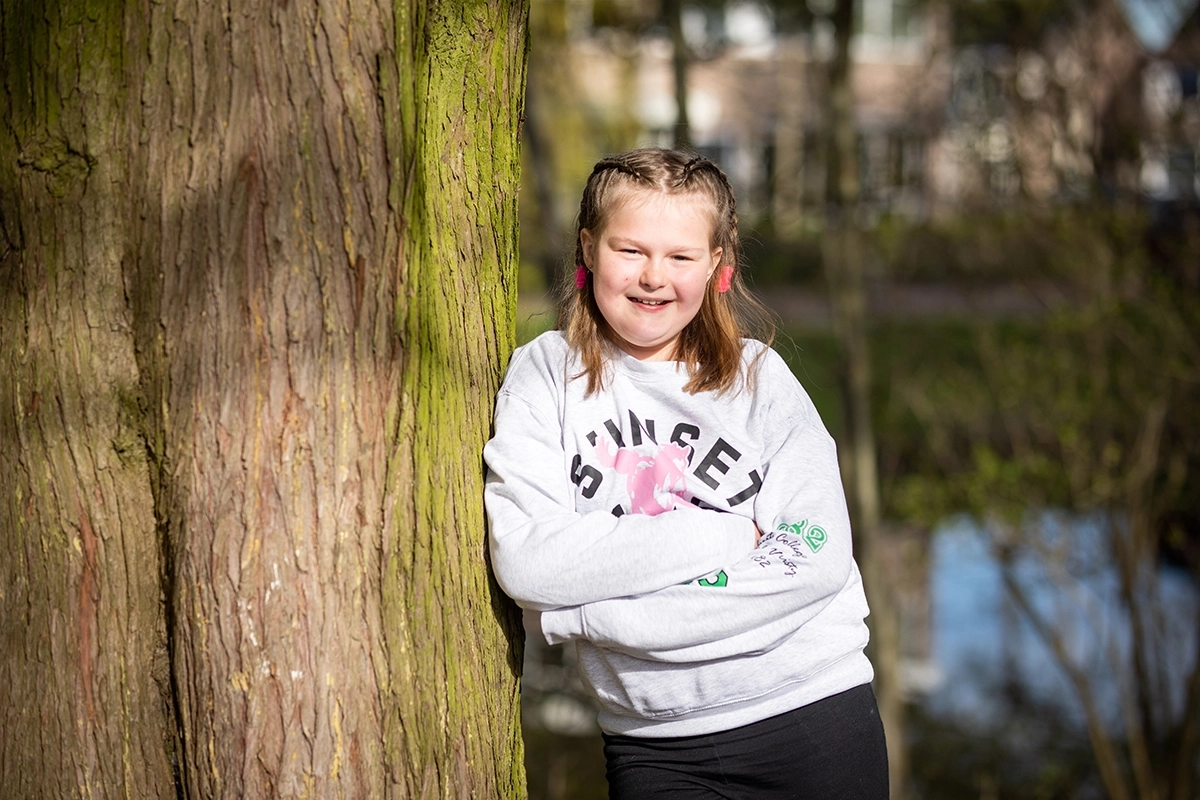 Lieke buiten